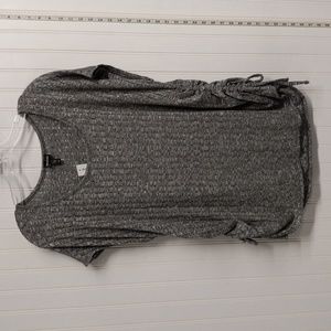 DB Sunday women's short sleeve blouse size 1X color gray